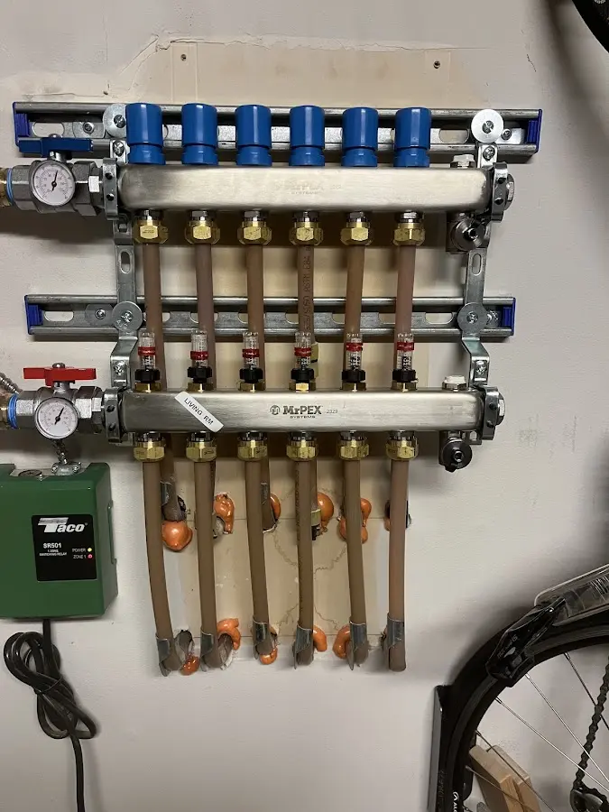 Plumber performing Leak Detection at a residential property in Naperville